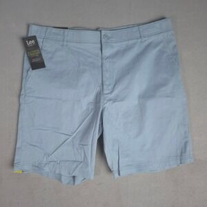 Lee Men Performance Series Extreme Comfort Stretch Shorts Light Blue Size 42